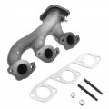 A-premium Left Exhaust Manifold With Gasket Kit Compatible Ford F-150 1999-2008 Heritage 2004 E-150 E-250 Econoline Club Wagon