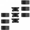 Caltric Primary Clutch Roller Weights With Sliders Kit Compatible Yamaha 4wv-17632-00-00