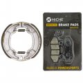Niche Brake Pad With Shoe Set For Yamaha Ttr230 5rm-f5805-20-00 3fa-w253a-00-00 Front Rear Organic