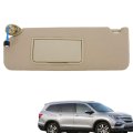 Sun Visor Driver Side With Mirror And Light Beige Replacement For Honda Pilot 2017-2021 Ridgeline 2018-2020 83280-tg7-a12za 