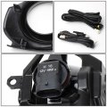 Auto Dynasty Pair Clear Lens Front Driving Fog Light Lamps W Bezels Switch Compatible With 15-18 Prius C
