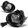 Auto Dynasty Pair Clear Lens Front Driving Fog Light Lamps W Bezels Switch Compatible With 15-18 Prius C