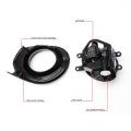 Auto Dynasty Pair Clear Lens Front Driving Fog Light Lamps W Bezels Switch Compatible With 15-18 Prius C