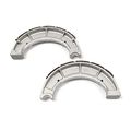 Niche Cycle Supply Front Grooved Brake Shoes For Yamaha Yfm 250 Bear Tracker 99-00 