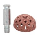 Xtremeamazing 38mm Tire Buffer Wheel Repair Grinding Head Abrasiveness Coarse 70 Grit Buffing With Linking Rod 