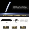 Vipmotoz Full White Led Front Rear Smoke Lens Side Marker Light For 2016-2022 Chevy Camaro Driver Passenger 4-pieces