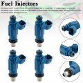 Topteng 4pcs Eat286 49033-0010 Fuel Injectors For Kawasaki Kx450fcf Throttle 2009-2013 Ninja Zx-14 Zx-10r 2006-2007 Atv Kfx450r