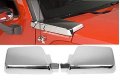 Avanzato Chrome Hood Air Intake Vent Covers Compatible With Hummer H3 2006-10 