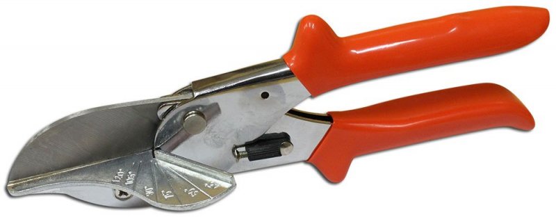 Toolusa 9 Angle Shear Cutter Precision Marked Plate 45a -120a Comfort Grip Rubber Handles Safety Lock