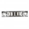 Uxcell 11 5mm Dia Bearing Steel Electroplating Double Flat Wheel Sliding Door Window Pulley 2pcs
