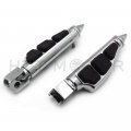 Stiletto Spike Foot Pegs For Honda Vtx1800c Vtx1800f Vtx1300c Shadow Vlx Stateline Fury Chrome Billet Aluminum Motorcycle