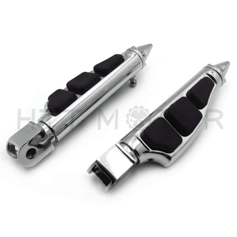 Stiletto Spike Foot Pegs For Honda Vtx1800c Vtx1800f Vtx1300c Shadow Vlx Stateline Fury Chrome Billet Aluminum Motorcycle