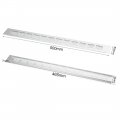 Uxcell Air Vent 500mmx50mm Ventilation Grille Aluminum Alloy Louvered Grill Cover 2pcs