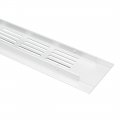 Uxcell Air Vent 500mmx50mm Ventilation Grille Aluminum Alloy Louvered Grill Cover 2pcs