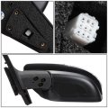 Ma1320213 Factory Style Driver Left Side Mirror Manual Folding Power Adjust Heated Glass Turn Signal Compatible With Mazda 5