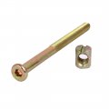 Uxcell M8x100mm Hex Key Drive Socket Furniture Bolt W Barrel Nut 5 Set