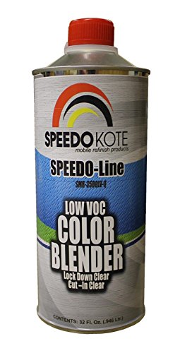 Speedokote Color Blender Lock Down Clear Low 2.1 Voc, Ready to Spray, Quart, SMR-3500LV-Q