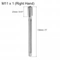 Uxcell Metric Thread Tap M11 X 1 H2 130mm Extra Long Straight Flute Screw Milling Machine Taps Threading Tapping Repair Tool