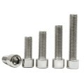 10 Pcs M10 1 5x50mm Stainless Steel Hex Socket Head Cap Screws Din 912 Inner Bolts Silver Tone