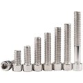 10 Pcs M10 1 5x50mm Stainless Steel Hex Socket Head Cap Screws Din 912 Inner Bolts Silver Tone
