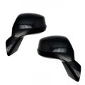 Spieg Side Mirror Set For 2012-2013 Honda Civic Power Adjustment Non-heated Manual Folding Black 3 Pins Pair Ho1320261 