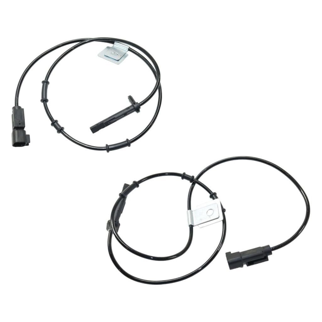 Abs Speed Sensor Front Driver And Passenger Side Pair For Gmc Terrain 2010 2016 Replacement 20811372 20811371 Blade Type