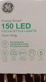 Ge Energy Smart 150 Led Constant Mini White Plug-in Outdoor Icicle Christmas Lights