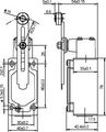 Suns International Sn6108-sl1-a Adjustable Rotary Lever Safety Limit Switch 