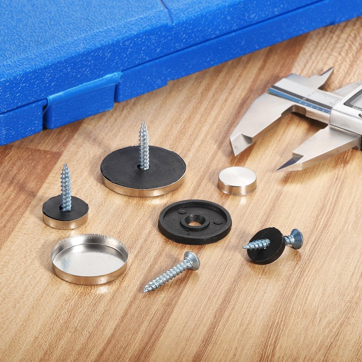 24pcs Screw Covers Caps 20mm Dia Stainless Steel Mirrors Decorative Cover Nails Flat Gasket Screw Fasteners For Sign