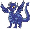 Stickertalk Happy Dragon Vinyl Sticker 5 Inches By 