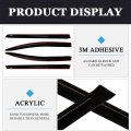 Ocpty Window Visors Fits For 2011-2017 Toyota Sienna Tape-on Rain Guards Side Wind Deflectors 4 Pieces 2pcs Front Rear