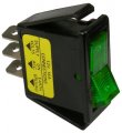 Pico 5535a 12 Volt 16 Amp On-off Green Illuminated Rocker Switch Flush Mount 25 Per Package
