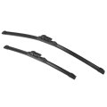1 Pair 24 16 Front Windshield Wiper Blade For Vw Polo 2009-2016 Replacement Set With Upgraded Stability All Weather Top-lock 