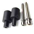 Hongk- Motorcycle Frame Slider Crash Protector Compatible With 2003-2006 Cbr 600rr Rr Black B01bw4p674