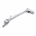 Httmt Mt280-013- Motorcycle Chrome Foldable Rear Brake Pedal Foot Lever For Kawasaki Ninja Zx10r 2004-2010 Zx6r 2005-2008 Zx636 