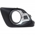 Fog Light Cover For Mitsubishi Outlander Sport Rvr 2011 2012 Driver And Passenger Side Pair Set Chrome Garnish Dot Sae