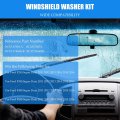 Windshield Washer Nozzle Jet Hose Kit For Ford F250 F350 F450 F550 Super Duty 2011 2016 Replace Bc3z-17603-a Bc3z-17k605-b