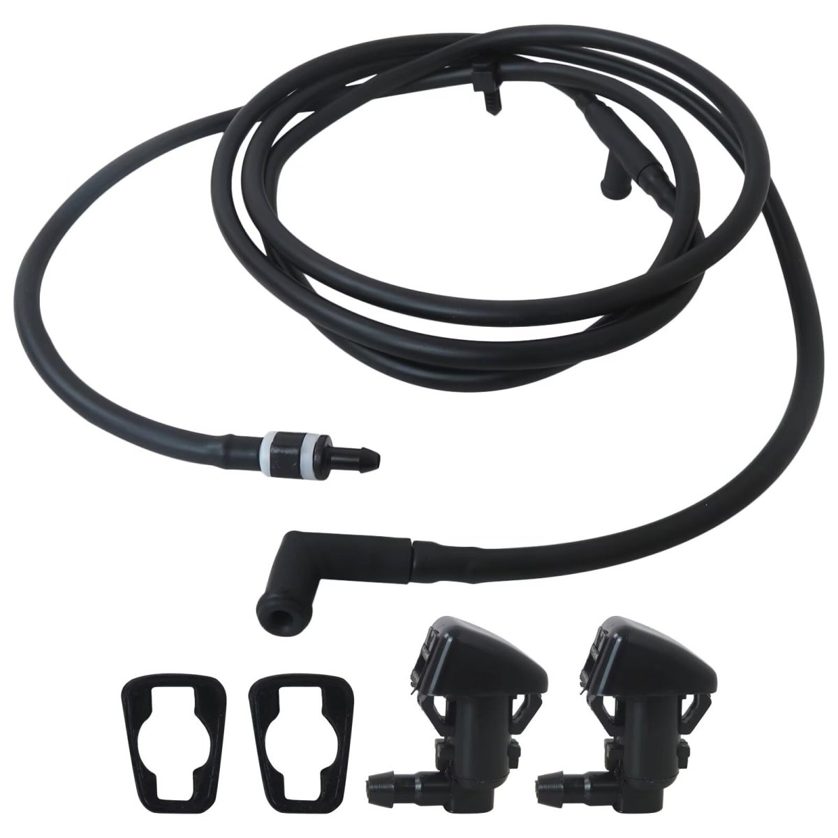 Windshield Washer Nozzle Jet Hose Kit For Ford F250 F350 F450 F550 Super Duty 2011 2016 Replace Bc3z-17603-a Bc3z-17k605-b