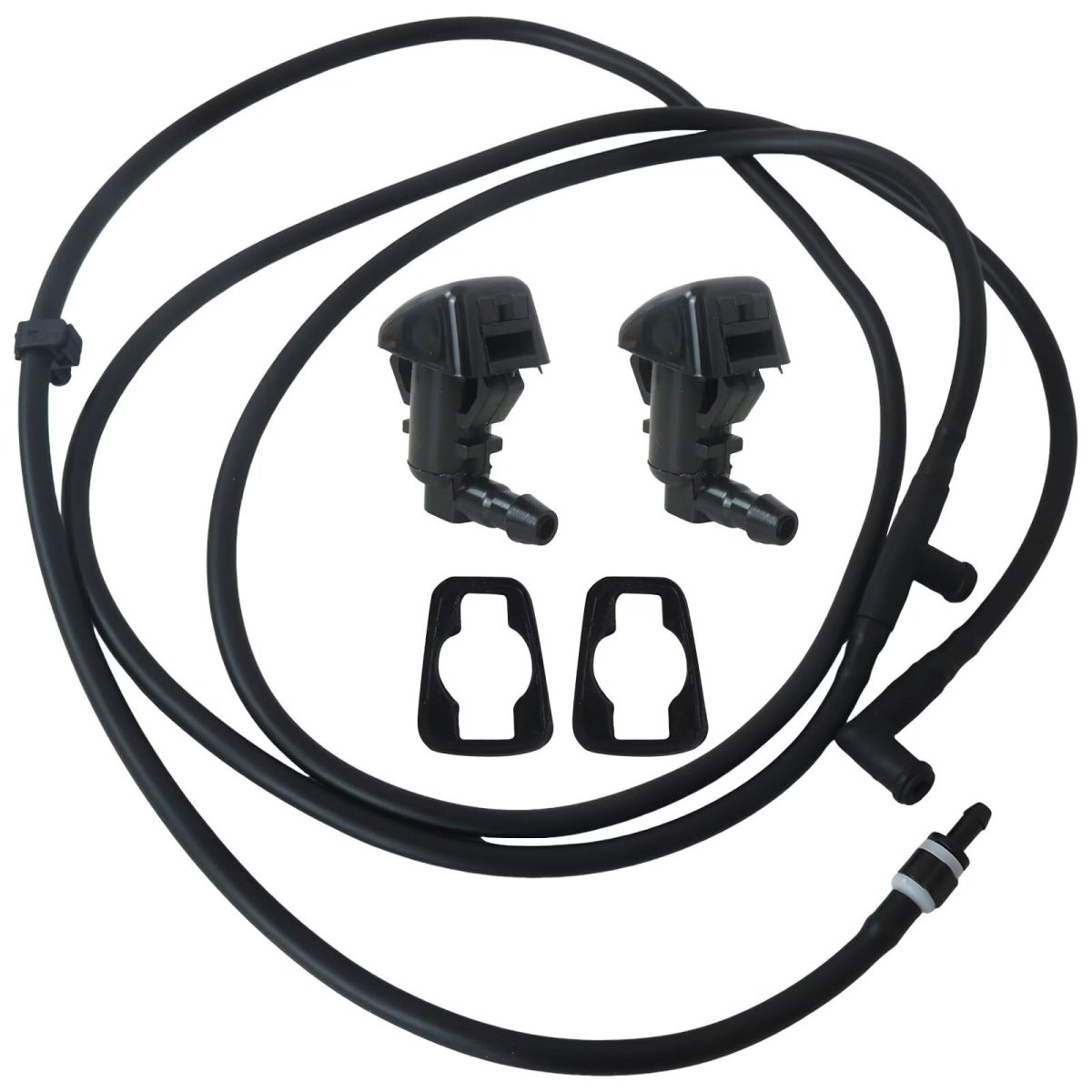 Windshield Washer Nozzle Jet Hose Kit For Ford F250 F350 F450 F550 Super Duty 2011 2016 Replace Bc3z-17603-a Bc3z-17k605-b
