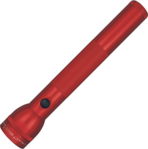 Maglite Heavy-duty Incandescent 3-cell D Flashlight In Display Box Red