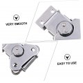 Homsfou Butterfly Buckle Stainless Steel Latch Packing Box Lock Clamp Spring Loaded Closure Load Wooden Clip Cylinder