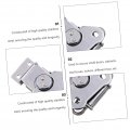 Homsfou Butterfly Buckle Stainless Steel Latch Packing Box Lock Clamp Spring Loaded Closure Load Wooden Clip Cylinder