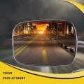 Ocpty Black Left Side Or Right Mirror Fit For 1975-1986 Chevy C10 Metallic Finish Glass Manual Fold Non-heated