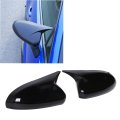 Glossy Black Rearview Mirror Cover Cap With Protective Side For Zn8 Zd8 2021 To 2024 Crafted From High Strength Abs Material