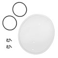 White Front Number Plate With Clips Bands For Honda Z50r 1979-1987 64111-181-000 64112-181-010 64113-116-690zd 64113-116-690zb 