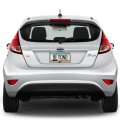 Ipick Image Compatible With Ford Focus St In 3d On Silver Real 3k Carbon Fiber Finish Abs Plastic License Plate Frame