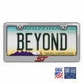 Ipick Image Compatible With Ford Focus St In 3d On Silver Real 3k Carbon Fiber Finish Abs Plastic License Plate Frame
