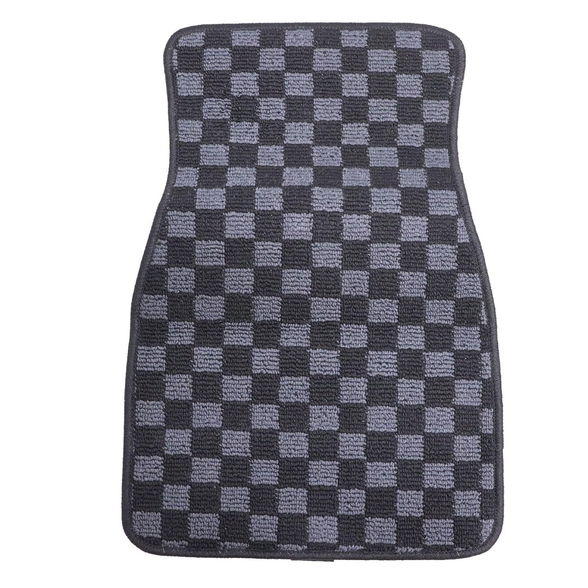 Universal Floor Mats Carpet 4 Piece Set Black Velour And Plastic Interior For Passenger Cars Front Rear Row Direct Replacement