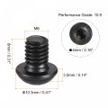 Uxcell M6x8mm Hex Socket Button Head Cap Bolts Screws Alloy Steel 50pcs