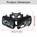 Waltyotur Motorcycle Front Headlight Assembly Replacement For Honda Cbr1000rr 2004 2005 2006 2007